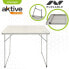 Фото #3 товара Складной стол Aktive Белый 80 x 70 x 60 см (4 штуки) для кемпинга