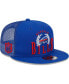 ფოტო #1 პროდუქტის Men's Royal Buffalo Bills Collegiate Trucker 9FIFTY Snapback Hat