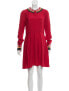 RACHEL ANTONOFF Women's 241022 Sequin Accented Jessica Mini Dress Red Size 6