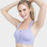 Фото #4 товара Women's Sculpt High Support Zip-Front Sports Bra - All In Motion Lilac Purple