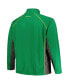 Фото #2 товара Men's Green Oregon Ducks Big and Tall Quarter-Zip Raglan Sleeve Pullover Jacket