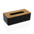 Фото #1 товара Коробка для салфеток Versa Бамбук полипропилен 13,1 x 8,6 x 26,1 cm Чёрный