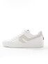 Фото #3 товара Levi's Swift leather trainer in white with cream backtab