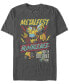 ფოტო #1 პროდუქტის Men's Metal Fest Bumblebee Short Sleeve Crew T-shirt