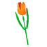 Фото #2 товара EUREKAKIDS Building blocks classic flowers - tulip 62 pieces
