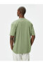 Фото #4 товара Yeşil Erkek T-Shirt 4SAM10289HK