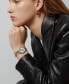 ფოტო #5 პროდუქტის Women's Swiss G-Timeless Two-Tone Stainless Steel Bracelet Watch 29mm
