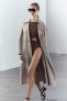 Zw collection oversize double-breasted trench coat