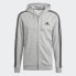 Фото #1 товара adidas men Essentials French Terry 3-Stripes Full-Zip Hoodie