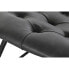 Armchair DKD Home Decor Black Dark grey Metal 69 x 76 x 85 cm