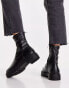 ASOS DESIGN Anton sock boot in black