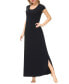 Фото #3 товара Women's Shirttail Dress with Side Seam Pockets