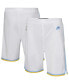 Big Boys and Girls White Los Angeles Lakers Hardwood Classics Swingman Shorts Белый, S - фото #1