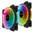 Фото #1 товара LC-Power LC-CF-PRO-RGB-COMBO - Fan - 12 cm - 1300 RPM - 13.8 dB - 51.3 cfm - Black - White