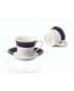 12 Piece 2oz Espresso Cup and Saucer Set, Service for 6