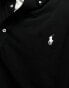 Фото #2 товара Polo Ralph Lauren Big & Tall icon logo pique shirt in black