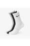 Фото #1 товара Antrenman Spor Çorap Üç Çift 38-42 Numara Siyah Beyaz Gri renk