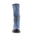 Фото #6 товара A.S.98 Siggs 259373-102 Womens Blue Leather Zipper Mid Calf Boots