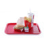 Фото #3 товара Taca z polipropylenu Fast Food 30.5x41.5cm - czerwona