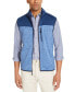 Фото #1 товара Men's Colorblock Fleece Sweater Vest, Created for Macy's