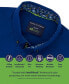 Фото #4 товара Men's Slim-Fit Dot Print Button-Down Performance Shirt