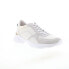 Фото #2 товара French Connection Imani FC7213L Mens White Mesh Lifestyle Sneakers Shoes