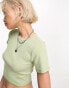 Only exclusive fitted t-shirt in sage green 2XL - фото #2