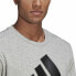 Фото #5 товара Толстовка без капюшона мужская Adidas Essential Big Logo Серый