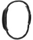 ფოტო #3 პროდუქტის Watch, Men's Diamond Accent Black Ion Plated Stainless Steel Bracelet 41x37mm U12557G1