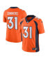 Фото #1 товара Men's Justin Simmons Orange Denver Broncos Vapor Untouchable Limited Jersey