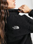 The North Face Shispare sherpa zip up fleece in black Exclusive at ASOS