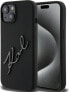 Фото #1 товара Karl Lagerfeld Karl Lagerfeld KLHCP15SSKSBMCK iPhone 15 6.1" czarny/black hardcase Silicone Karl Script