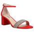 Nina Eloise Rhinestone Ankle Strap Evening Womens Red Dress Sandals ELOISE-614