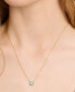 Фото #3 товара 23k Gold-Plated Sterling Silver Pendant Necklace, 16" + 3" extender