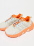 Фото #3 товара adidas Originals ZX 22 Boost trainers in off white with orange detail