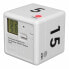 TFA CUBE-TIMER - Digital kitchen timer - Black,White - 60 min - Plastic - Freestanding - AAA