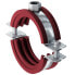 Фото #1 товара fischer FRSH - Pipe clamp - Steel - Red,Stainless steel - 32 - 37 mm - 80 mm - 59 mm