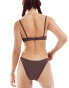 Фото #4 товара Motel farida picot trim bikini bottom in coffee