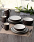 Colorwave Coupe 16-Pc. Dinnerware Set, Service for 4