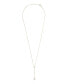 ფოტო #3 პროდუქტის Cultured Freshwater Pearl (9x7mm) Long Pendant in 14K Yellow Gold