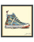 Фото #1 товара 'High Top Sneaker' Dimensional Collage Wall Art - 25" x 25''