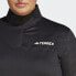 adidas women TERREX Multi Half-Zip Long Sleeve Tee (Plus Size)