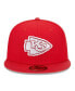 Фото #3 товара Men's Red Kansas City Chiefs Active Ballistic 59fifty Fitted Hat