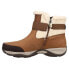 Фото #3 товара Easy Spirit Elinor Round Toe Zippered Pull On Booties Womens Brown Casual Boots