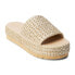 Фото #4 товара BEACH by Matisse Del Mar Platform Womens Gold Casual Sandals DELMAR-738