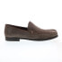 Фото #1 товара Bruno Magli Encino BM1ENCO1 Mens Brown Loafers & Slip Ons Casual Shoes