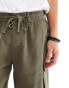 Фото #5 товара Barbour x ASOS Peel cargo shorts in khaki