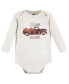 Фото #3 товара Baby Boys Unisex Baby Cotton Long-Sleeve Bodysuits, Hello Fall, 5-Pack