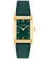 Фото #1 товара Наручные часы Coach женские Resse из зеленой кожи 24 мм