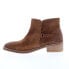 Diba True Casp Ian 69511 Womens Brown Suede Slip On Ankle & Booties Boots